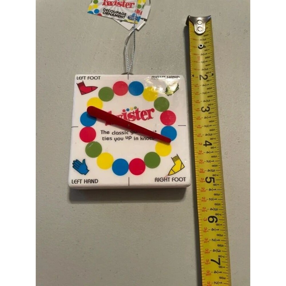 Twister Game Hasbro Plastic ornament Christmas New